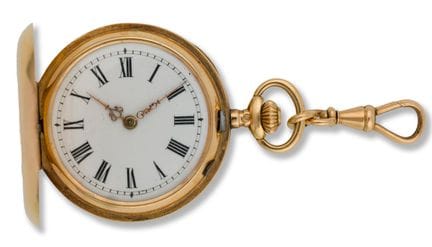 Piccolo orologio da tasca con chatelaine
Fine del 