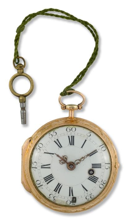 Reloj de bolsillo

Mediados del siglo XVIII
Caja: 
