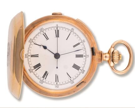 Orologio da tasca con cronografo e ripetizione dei