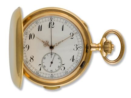 Orologio da tasca con cronografo e ripetizione dei