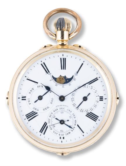 Orologio da tasca astronomico di precisione a dopp