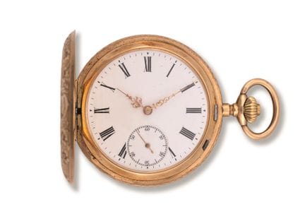 Orologio da tasca
1900 circa
Cassa: oro 14 carati,