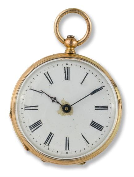 Pequeño reloj de bolsillo
Principios del siglo XIX