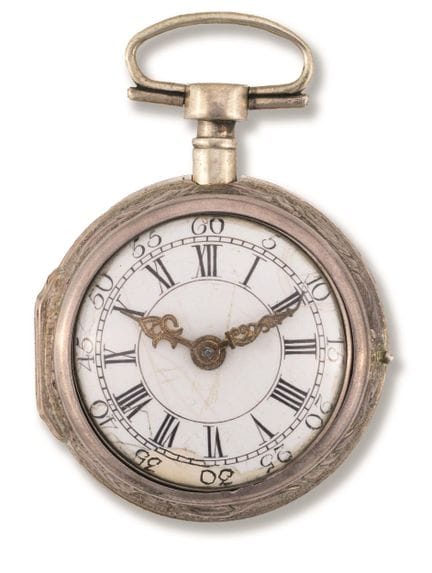 Reloj de bolsillo

Finales del siglo XVIII
Caja: m