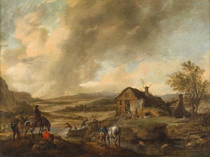Atribuido a Pieter Wouwerman, Haarlem 1623 - Ámste