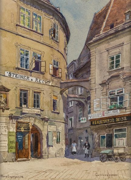 Hans Enzinger*, Krummnußbaum 1889 - 1972 Baden/Vie