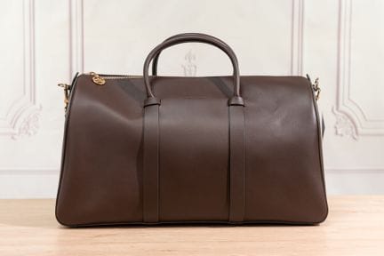 LONGCHAMP - Sac de voyage forme polochon en cuir m