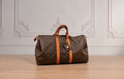 LOUIS VUITTON - Sac "Keepall 45" en toile Monogram