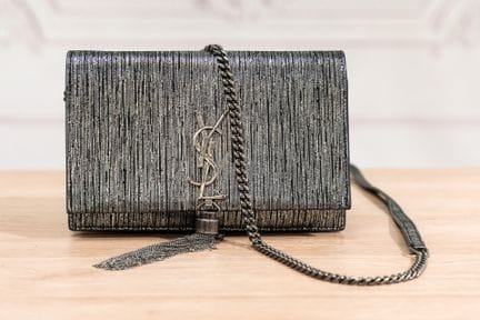 SAINT LAURENT Paris - Pochette en cuir velours str