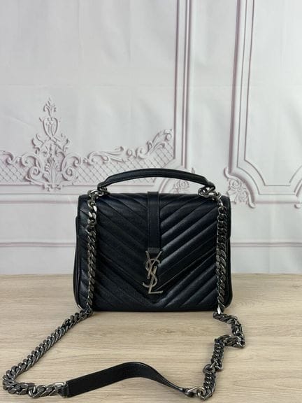 YVES SAINT LAURENT - Sac "College Medium", fermetu