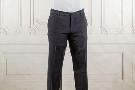 DIOR - Pantalon homme en coton et soie marine, our