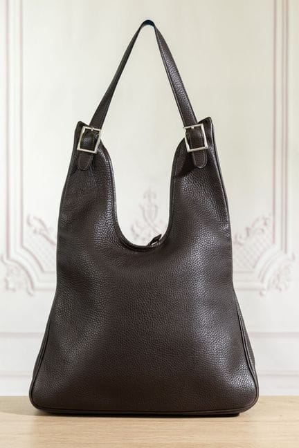 HERMES Paris Made in France - Sac "Massaï" en cuir