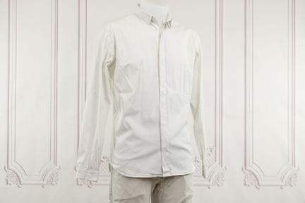 DIOR - Lot homme composé d'une chemise en coton bl