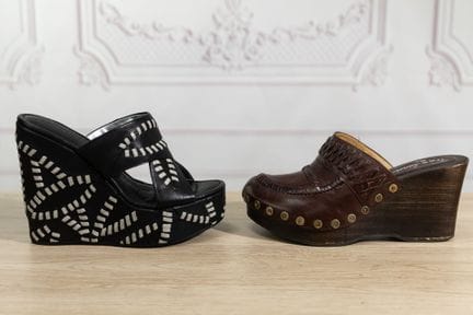 FREE LANCE - Lot de deux paires de chaussures sur 