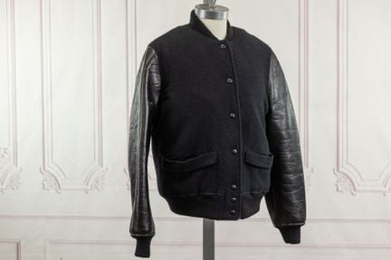 GIVENCHY - Bombers en laine et cachemire noire, co