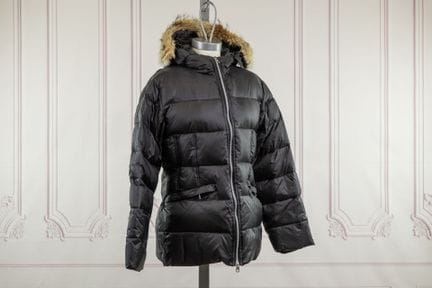 MONCLERC - Veste doudoune matelassée noire, capuch