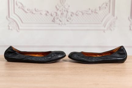 LANVIN - Deux paires de ballerines l'une en cuir n