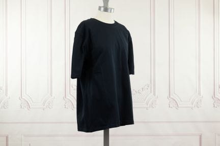 ARTE - T-shirt à manches courtes, coton bleu marin