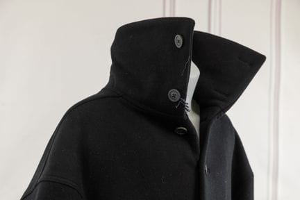 RICK OWENS - Manteau long homme en drap de laine n