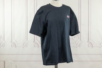 ARTE - T-shirt à manches courtes, coton bleu marin