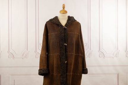 YVES SAINT LAURENT FOURRURES - Manteau réversible 