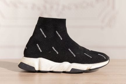 BALENCIAGA - Coppia di scarpe da ginnastica a calz