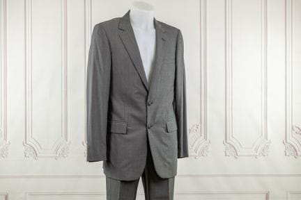 DIOR - Costume homme en laine et soie effet chiné 