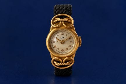 LIP - Orologio da polso, quadrante circolare firma
