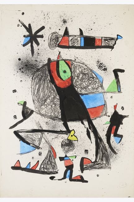xx Joan Miró (1893–1983)
Vorlage für die Lithograf