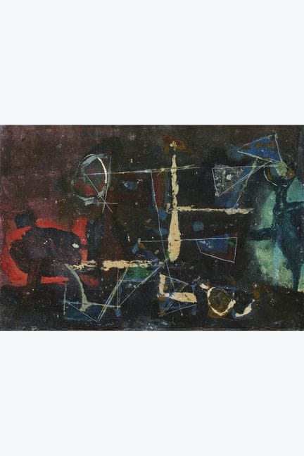 Rafael Canogar (geb. 1935)
Ohne Titel, 1955
Mischt