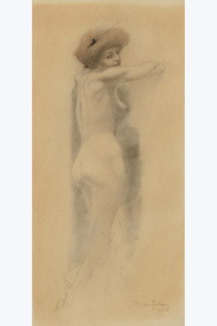 Armand Rassenfosse (1862–1934)
Nude from behind, 1