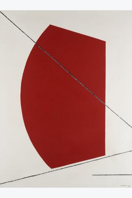Jo Delahaut (1911–1992)
Red, 1985
Oil on canvas
Si