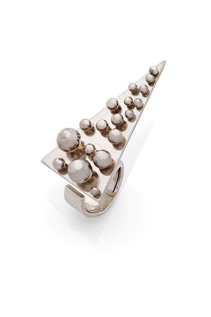 Pol BURY (1922–2005)
“Moving Spheres” 
Ring with a