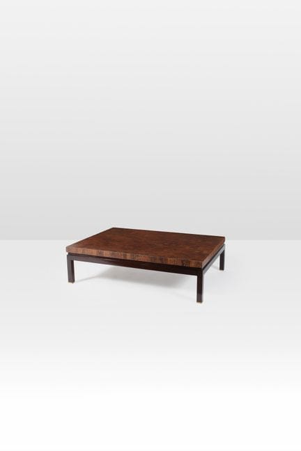 Jules Wabbes (1919-1974)
Tavolino
Legno di wengé a