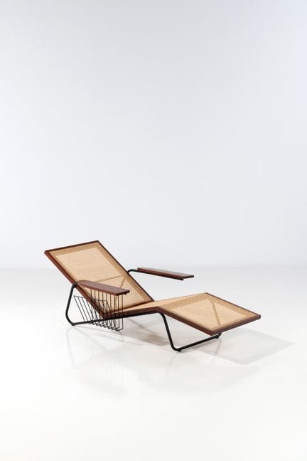 x Joaquim Tenreiro (1906-1992)
Chaise longue à por