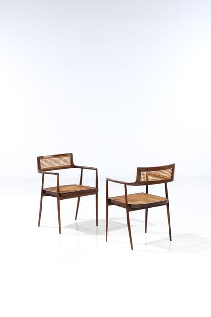 Joaquim Tenreiro (1906-1992)
Paire de fauteuils - 
