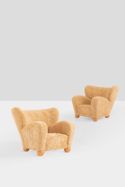 xx Märta Blomstedt (1899-1982)
Paire de fauteuils 
