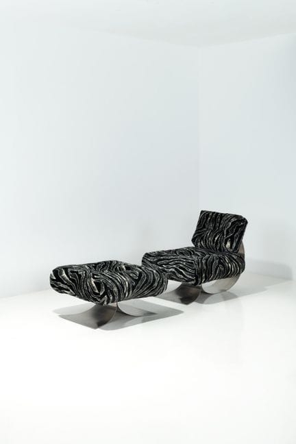 Oscar Niemeyer (1907-2012)
Poltroncina e pouf - Mo