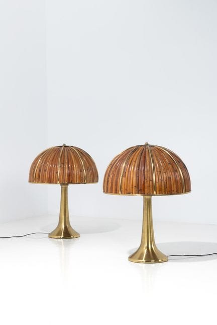 Gabriella Crespi (1922-2017)
Pair of lamps - 'Fung