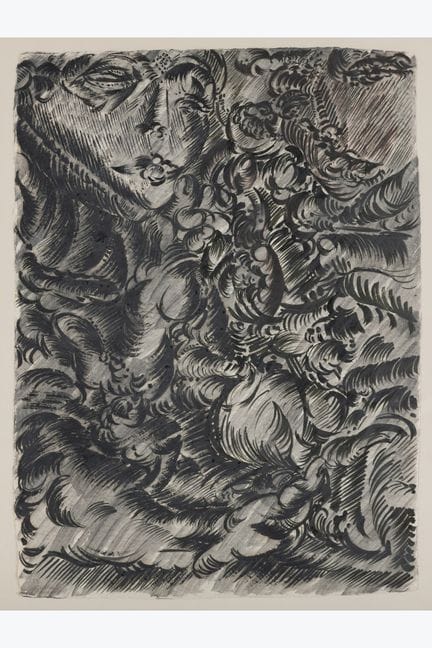 x François Rouan (nacido en 1943)
Sin título, 1974