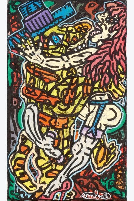 Robert Combas (geb. 1957)
„Partie de jambes en l’a