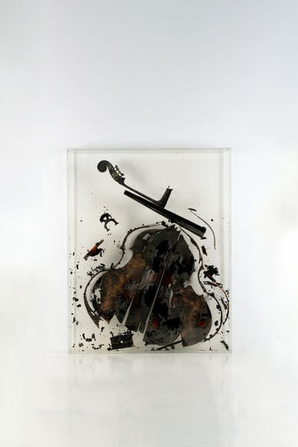 Arman (1928–2005)
„Colère de violoncelle“, 1970
Ei