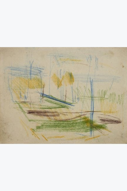 Eugène Leroy (1910–2000)
Ohne Titel, um 1940
Bunts