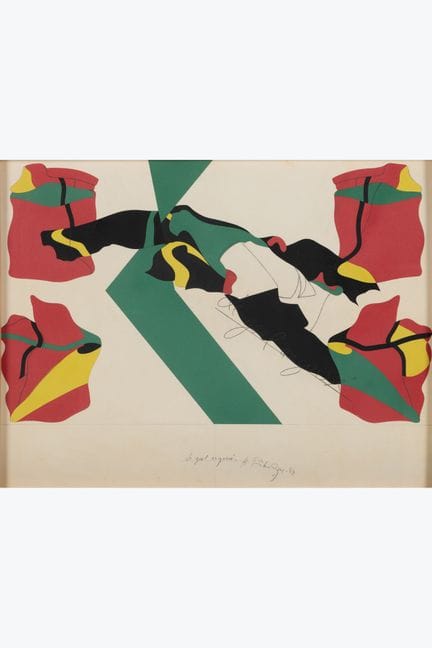 Hervé Télémaque (1937-2022)
El portero angustiado,
