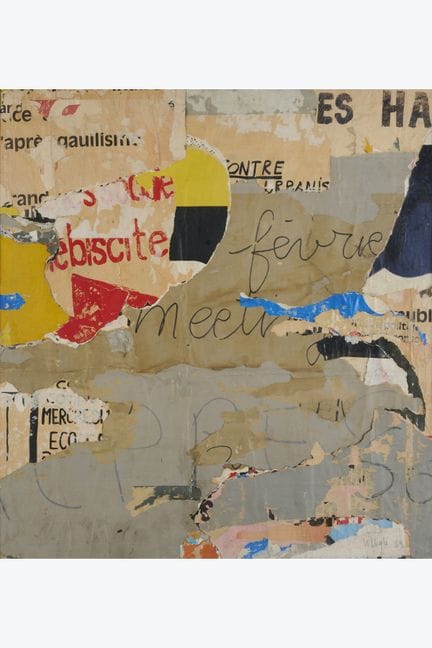 Jacques Villeglé (1926-2022)
Rue du Temple, octubr