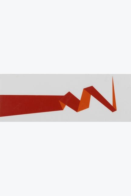 Vera Molnar (1924–2023)
Gefalteter Streifen, 2018
