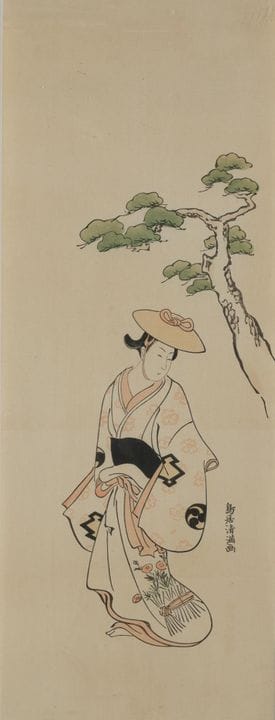 OKUMURA MASANOBU 
Japon (1686 / 1764)
« Femme japo