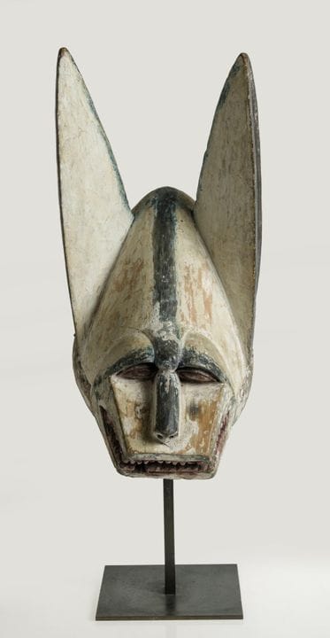 Masque-casque zoomorphique, culture yoruba, Bénin 
