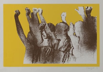 RAFAEL CANOGAR 
Toledo (1935)
"Composizione", 1971