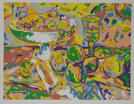 ALFREDO ALCAIN 
Madrid (1936)
"Natura morta", 1981